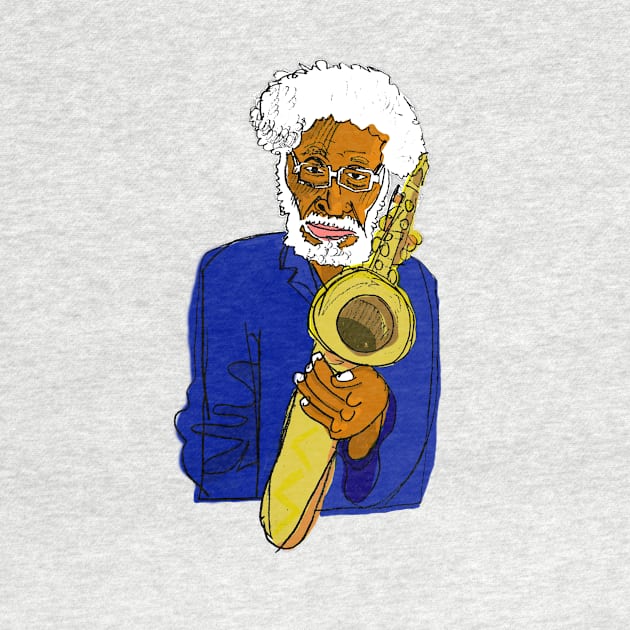 Sonny Rollins Sketch by SPINADELIC